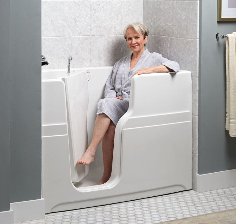 Accessible walk-in tub